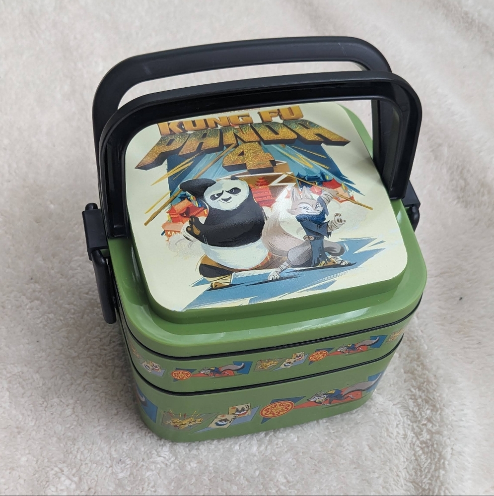 Brand New Kung Fu Panda 4 Promo 2 Layer Lunchbox.